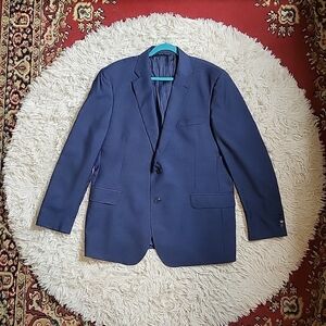 Ermenegildo Zegna Cloth Traveller Blazer Navy Blue Saks Fifth Avenue Suit Blazer